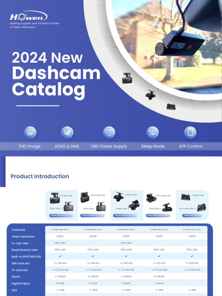 Howen Dashcam Brochure 2024 - 0521 | PDF | Computing
