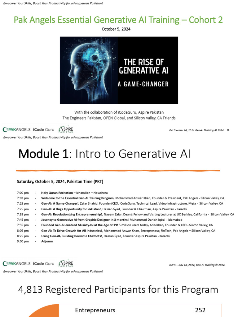 Oct 5 - Final - Cohort2-Module # 1 - Saturday Generative AI ...