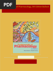 Download Full Fundamentals of Pharmacology, 9th Edition Bullock PDF All Chapters
