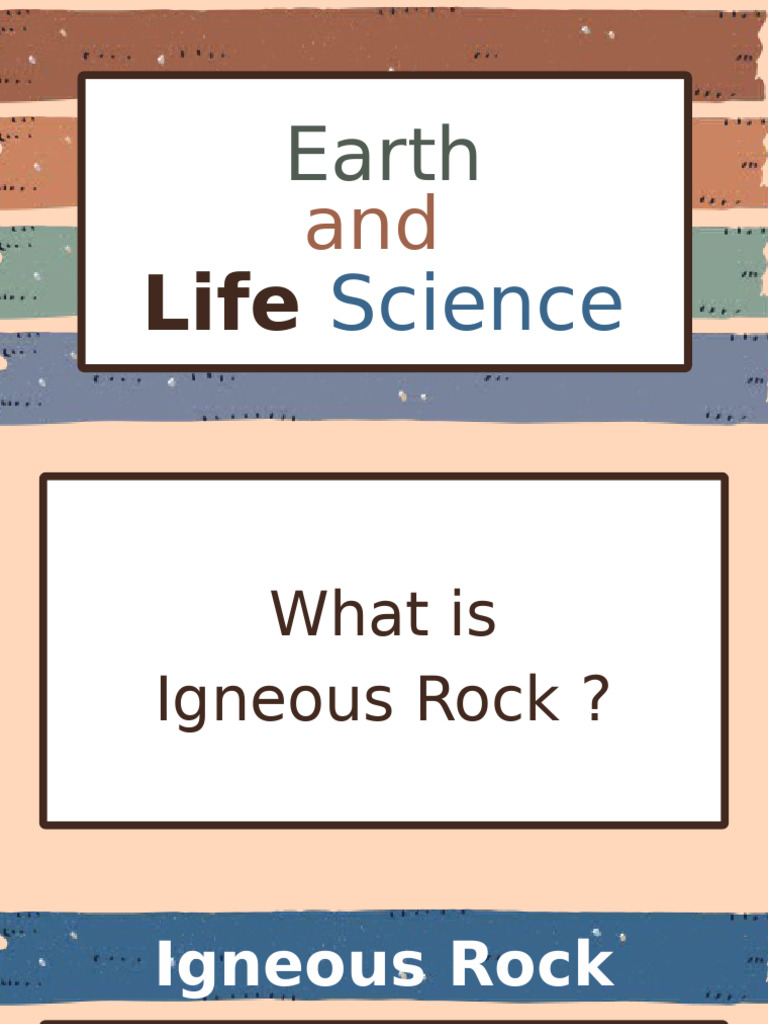 ELS - GROUP 1 (Igneous Rocks) | PDF | Igneous Rock | Magma