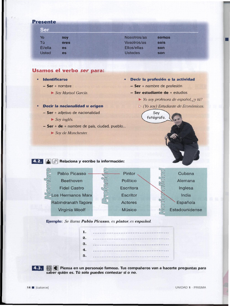 Verbo Ser | PDF