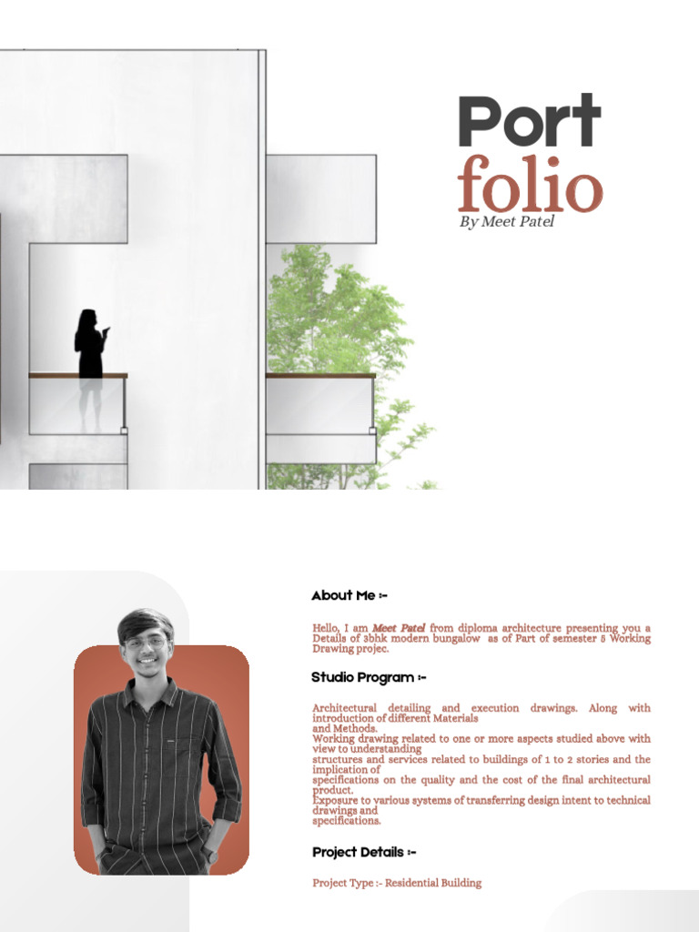 Meet Patel Portfolio SEM-5 | PDF | Brick | Wall