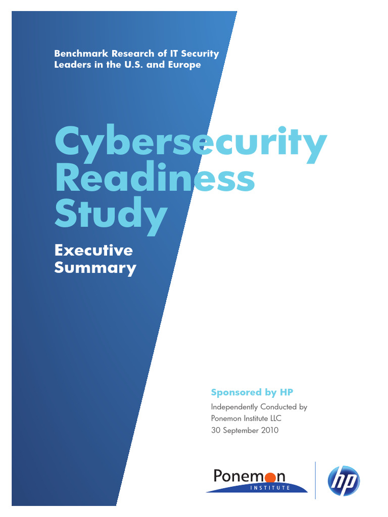 Cybersecurity Readiness Benchmark Study | PDF | Computer Security ...