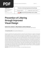 Littering Behavior: Insights and Solutions | PDF | Behavior