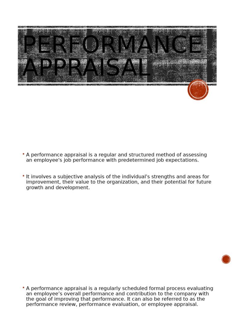 Performance Appraisal | PDF | Performance Appraisal | Psychological ...