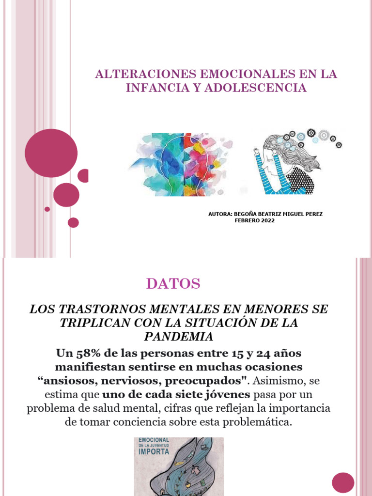 Alteraciones Emocionales Cfie 2022 Crol | PDF | Trastorno mental ...