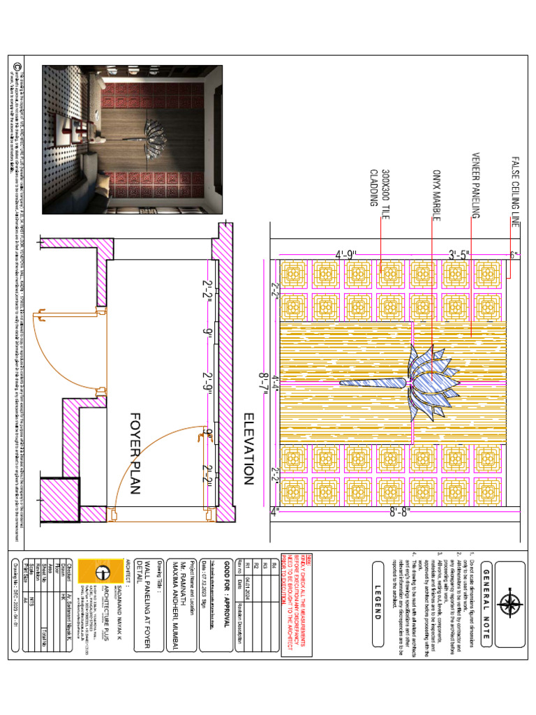 Foyer Wall Paneling | PDF