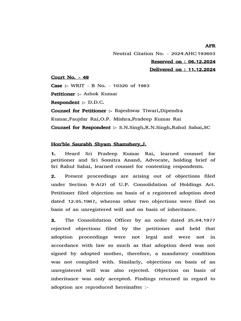 Ashok Kumar V DDC | PDF