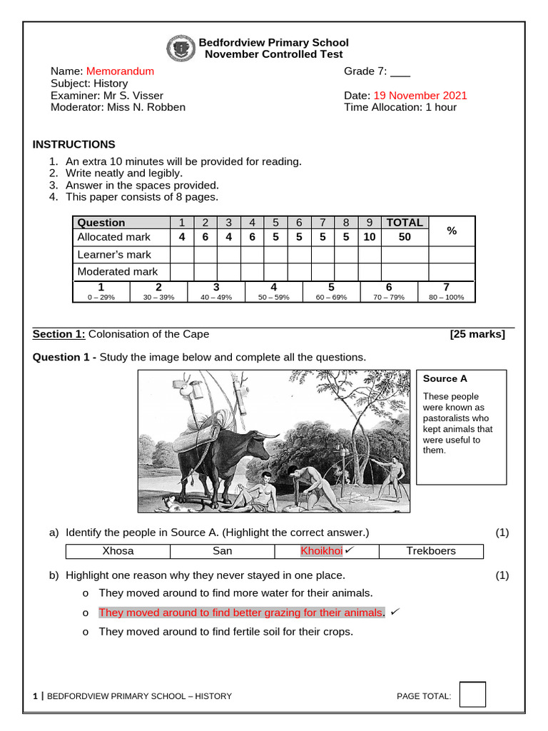 Chief Maqoma: Grade 7 History Essay | PDF
