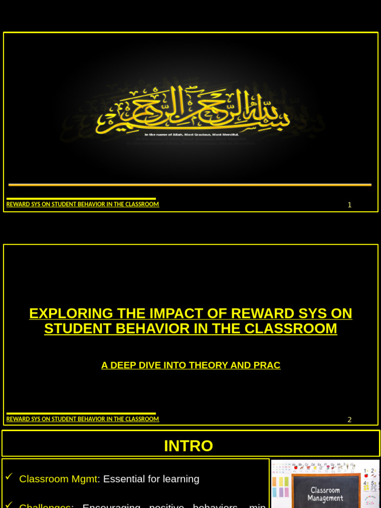 Reward Systems and Student Behavior | PDF | Motivational | Motivation