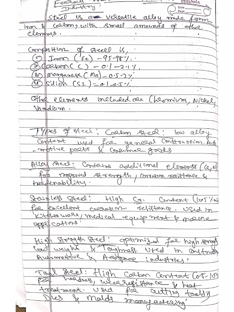 Aircraft Materials and Processes Module 2 Notes | PDF