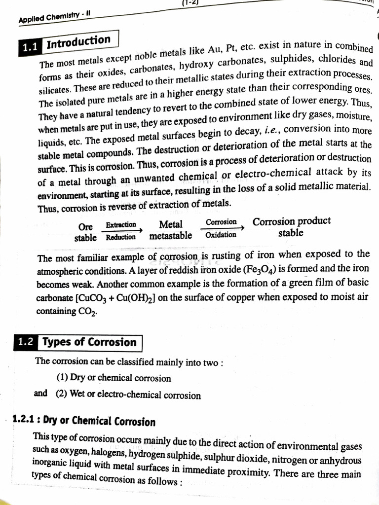Corrosion Notes | PDF | Corrosion | Anode