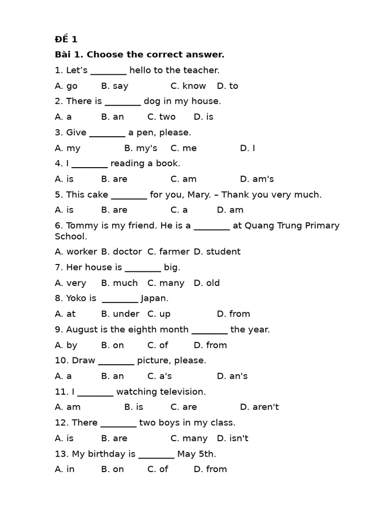 English Grammar Practice Exercises | PDF