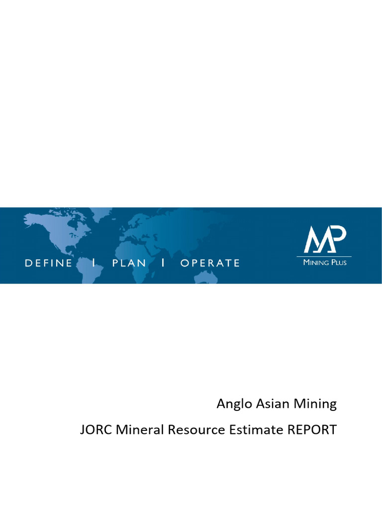AAZ-Gadir Mineral-Resource Estimate 2020 JORC | PDF | Ore | Mining