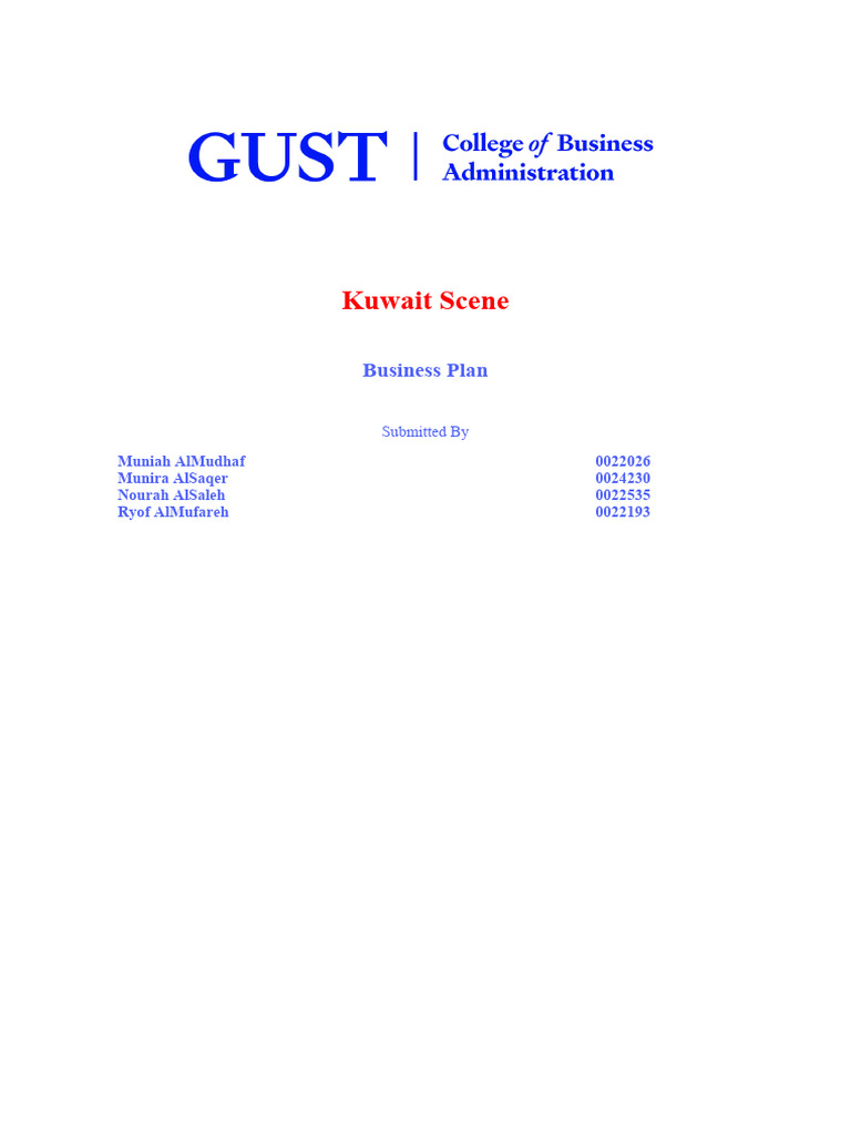 Business Plan Template - Part 1 PDF | PDF | Social Media | Popular ...