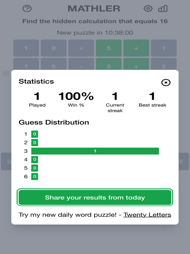 Mathler a daily math puzzle pdf