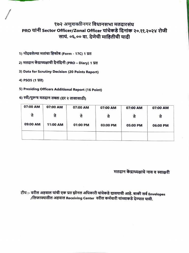 Election Polling Station Report Form | PDF | Voting | Electoral Fraud