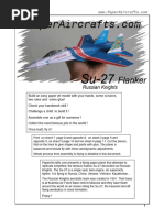 F-16 Paper Plane Building Guide | PDF | Aileron | Flight
