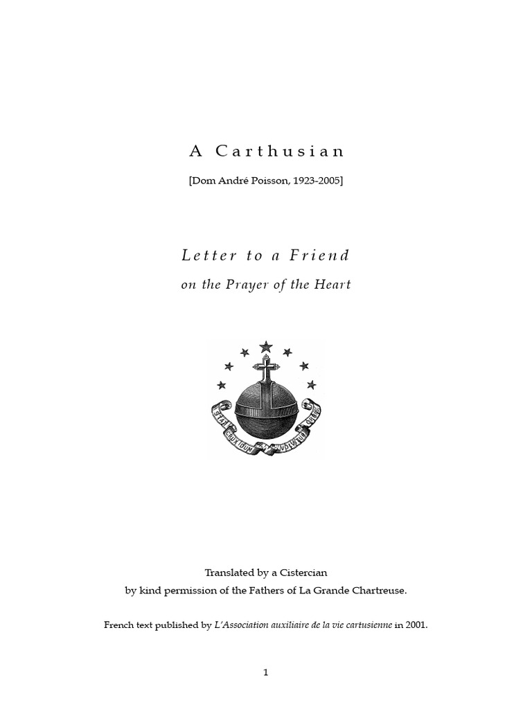 A carthusian prayer of the heart 1 pdf god the father prayer