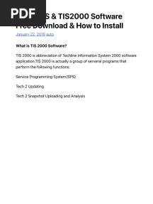 GlobalTIS & TIS2000 Software Free Download & How to Install - Auto Repair Techni