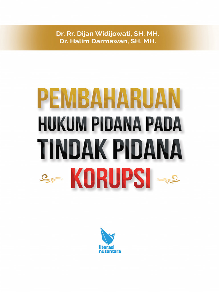 Pembaharuan Hukum Pidana Pada Tindak Pidana Korupsi | PDF