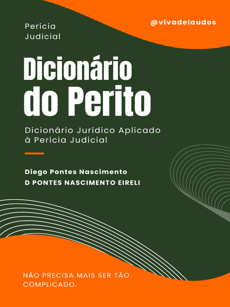 Dicionário Jurídico para Peritos Judiciais | PDF | Testemunha ...