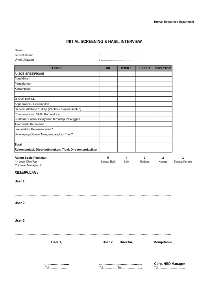 2.3 Form Interview | PDF
