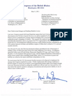 McGovern-Fortenberry Letter To Appropriators On LRA May 2011