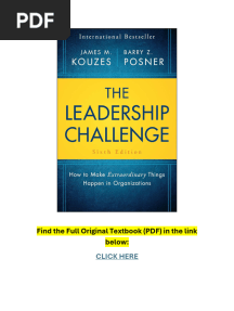 The Leadership Challenge 6th Edition TEXTBOOK
