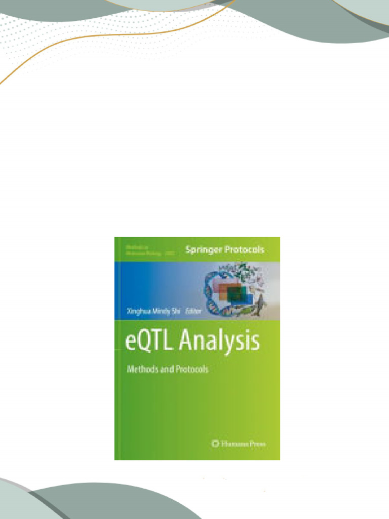 Full download eqtl analysis 1st edition xinghua mindy shi pdf docx