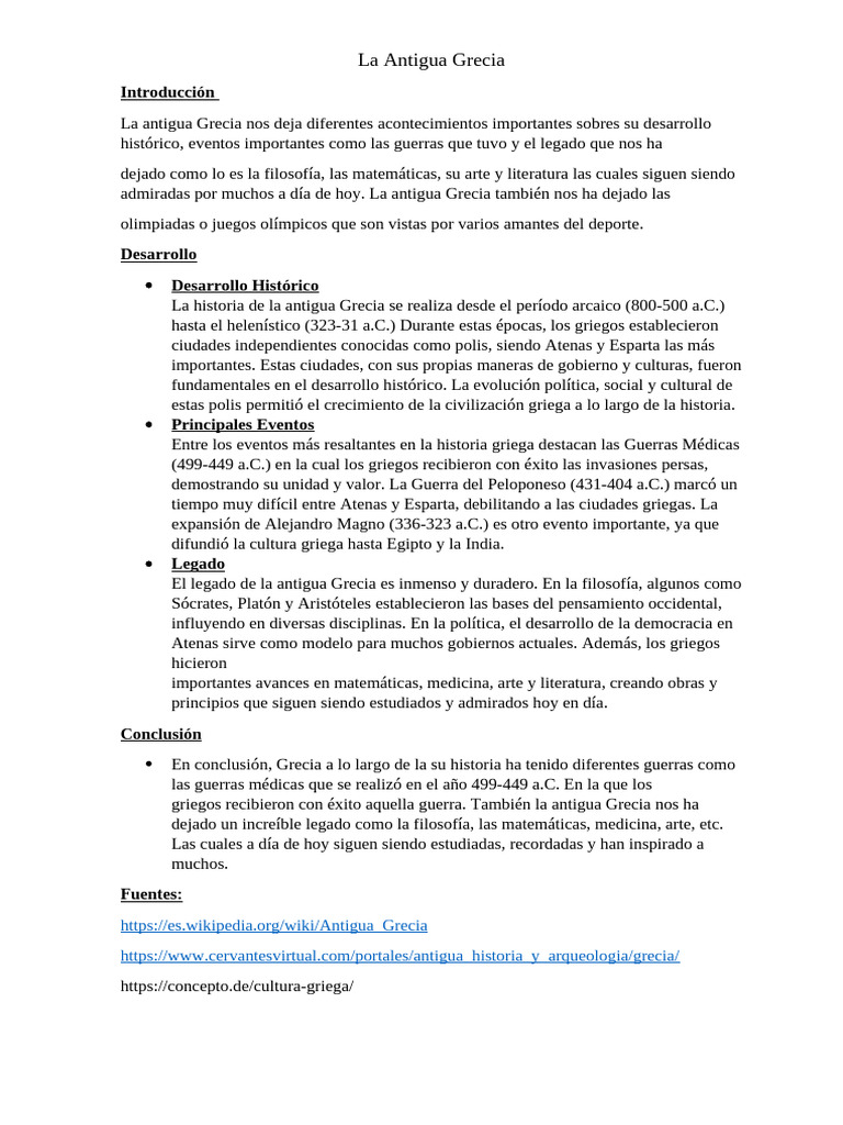 La Antigua Grecia | PDF | Antigua Grecia | Grecia