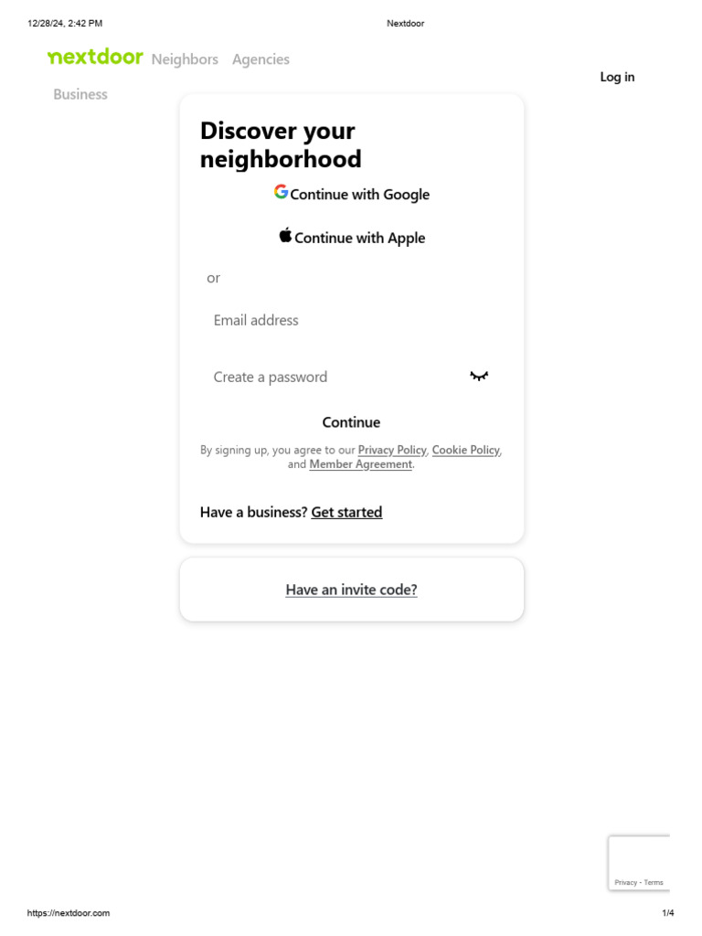 Nextdoor: Connect with Your Community | PDF | Cyberspace