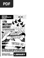 Download Bibliography of the 17th Military History Symposium - The History of Officer Social Origins Selection Education and Training Since the 18th Century by Harold A Guzar SN80942624 doc pdf