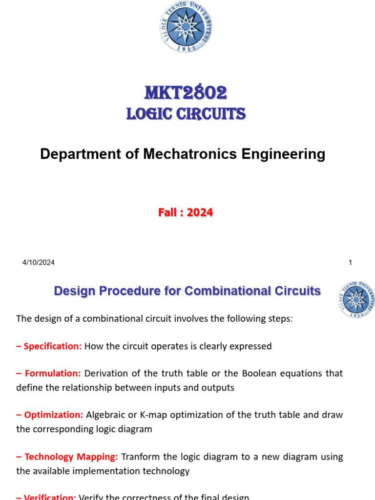 Combinational Circuit Design Guide | PDF | Operational Amplifier ...