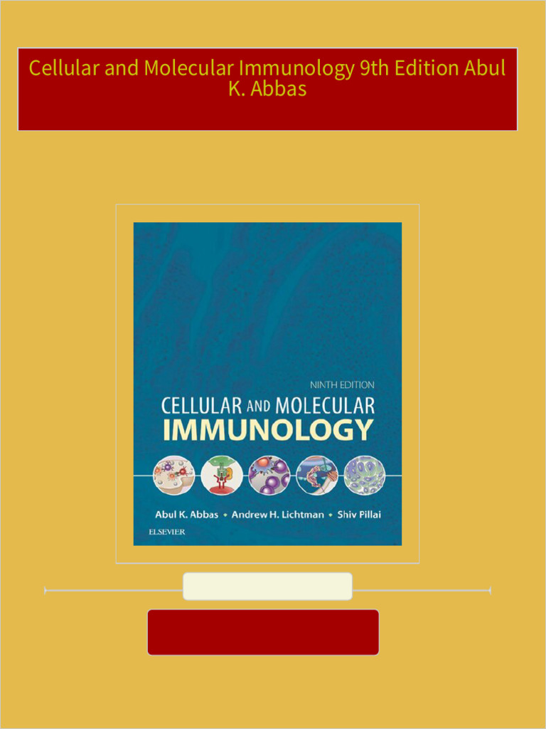 PDF Cellular and Molecular Immunology 9th Edition Abul K