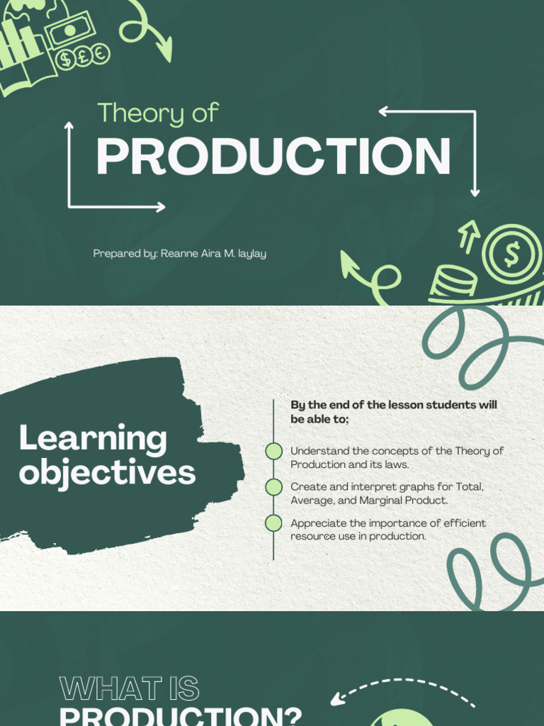 CHAPTER 8 - Theory of Production | PDF | Long Run And Short Run ...