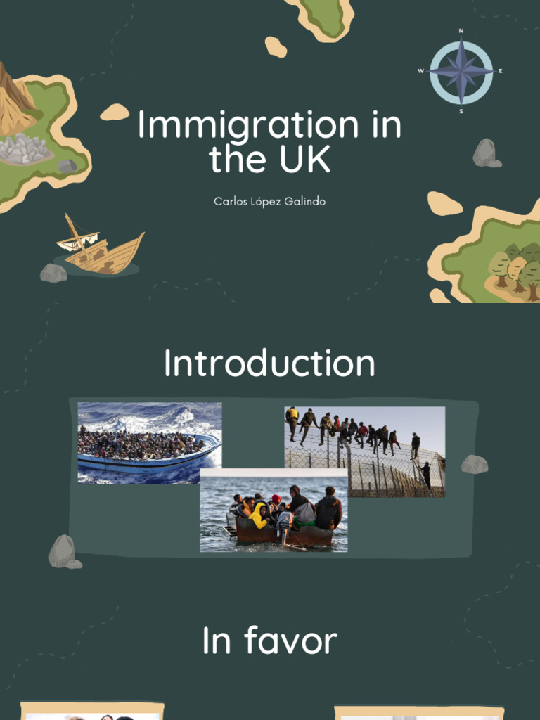 Human Migration and Geography Education Presentation in a Dark Green ...