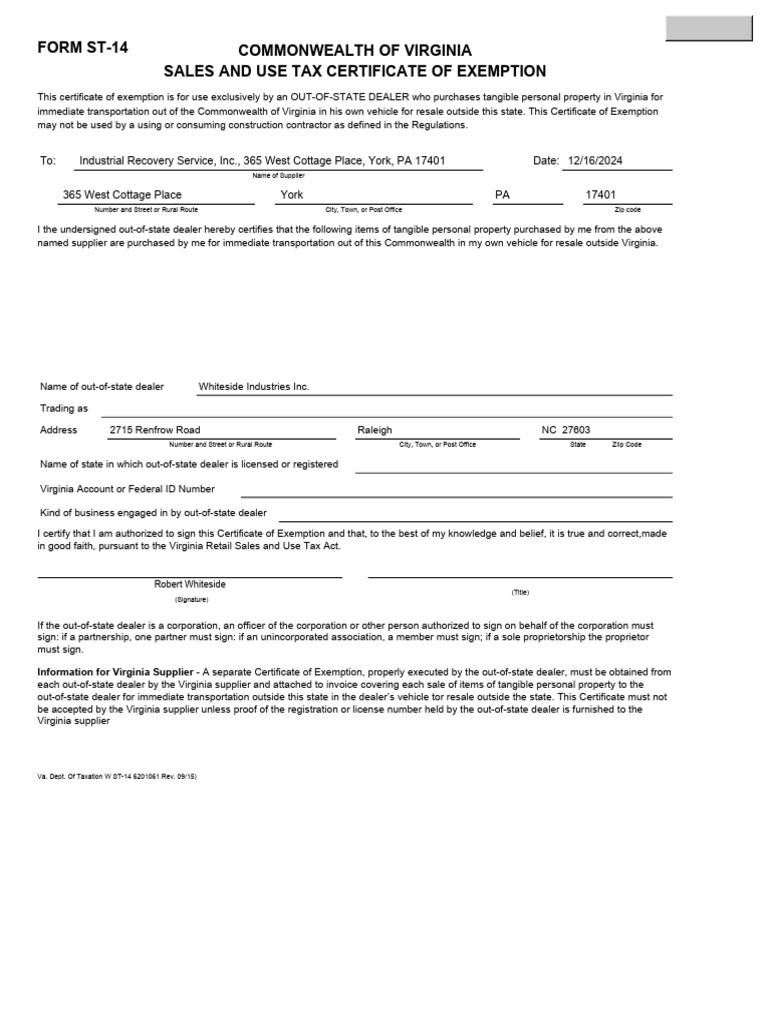 596ehr67dkg1cp3gce06769zuzkts3 Va 101 | PDF | Use Tax | Taxes
