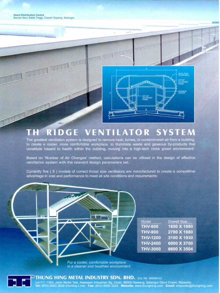 TH RIDGE VENTILATOR | PDF