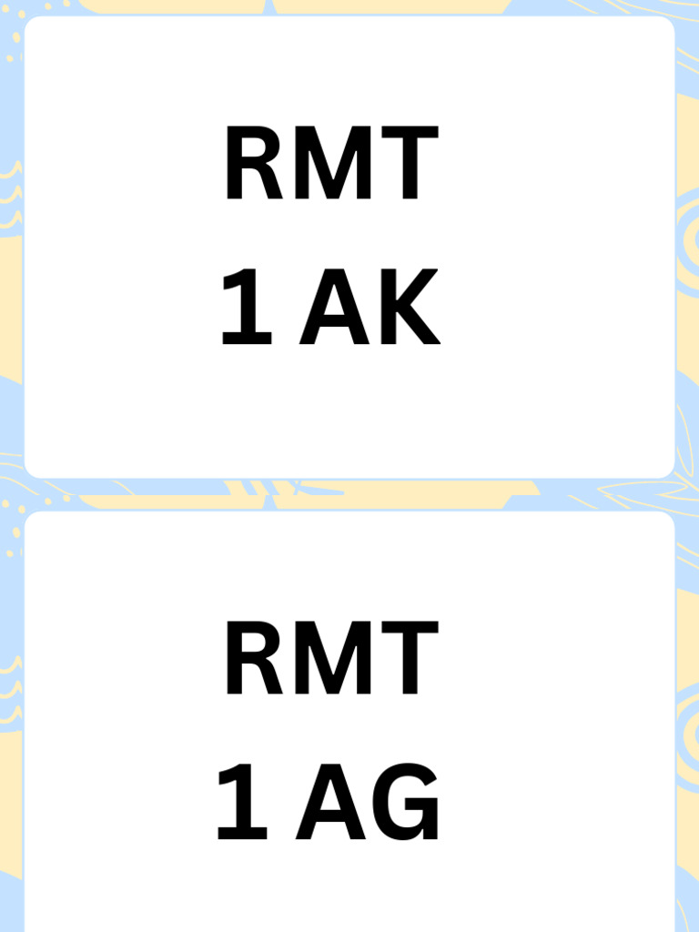 Label Bakul RMT | PDF