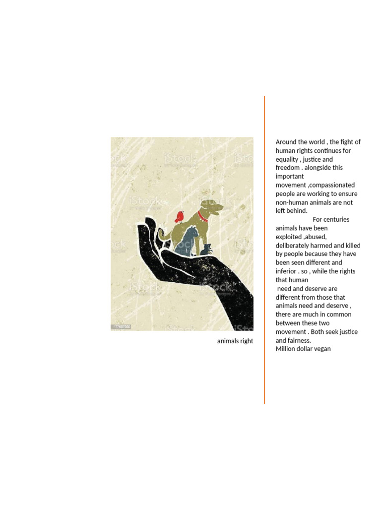 Animals rights | PDF | Intensive Animal Farming | Veganism