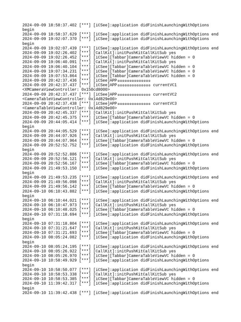 App Debug Log | PDF