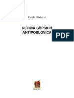 Recnik Srpskih Antiposlovica