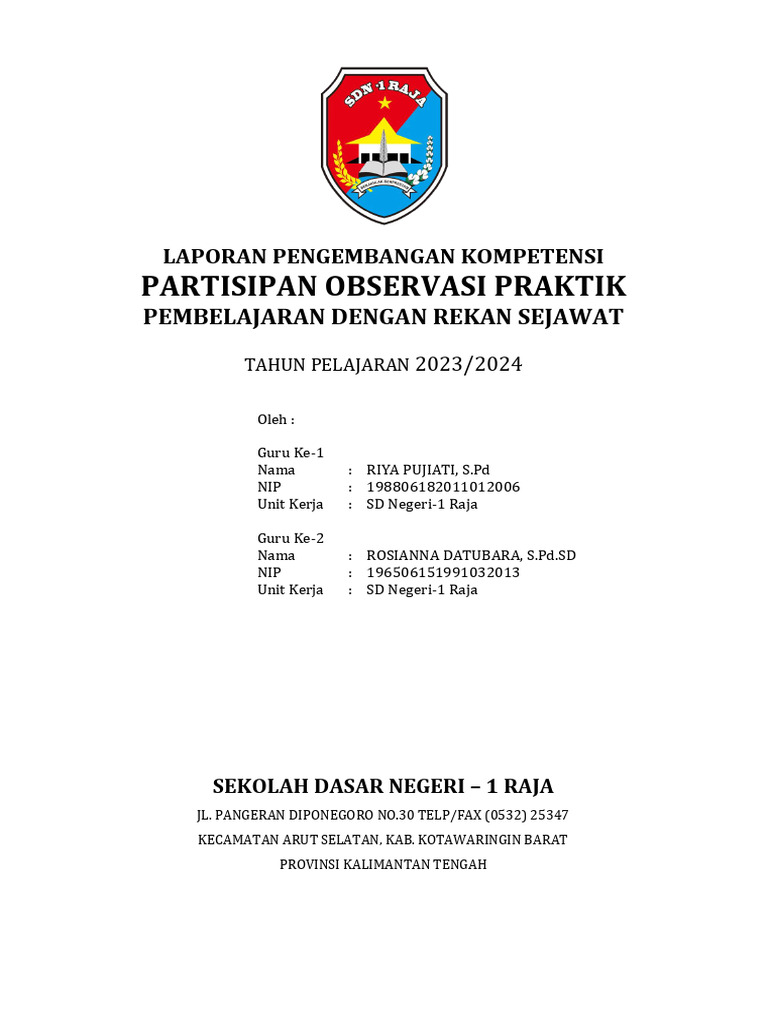 Laporan Partisipan Observasi | PDF