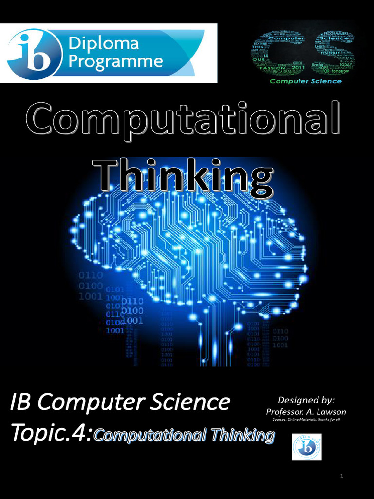 IBDP Computer Science Computational Thinking Notes | PDF | Software ...