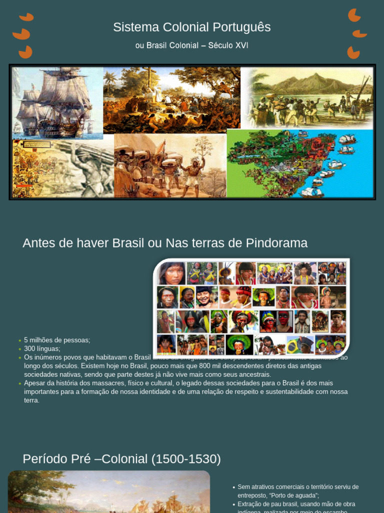 História do Sistema Colonial Português | PDF | Escravidão | Brasil