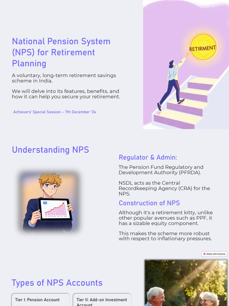 NPS Overview for Retirement Planning | PDF | Financial Services ...