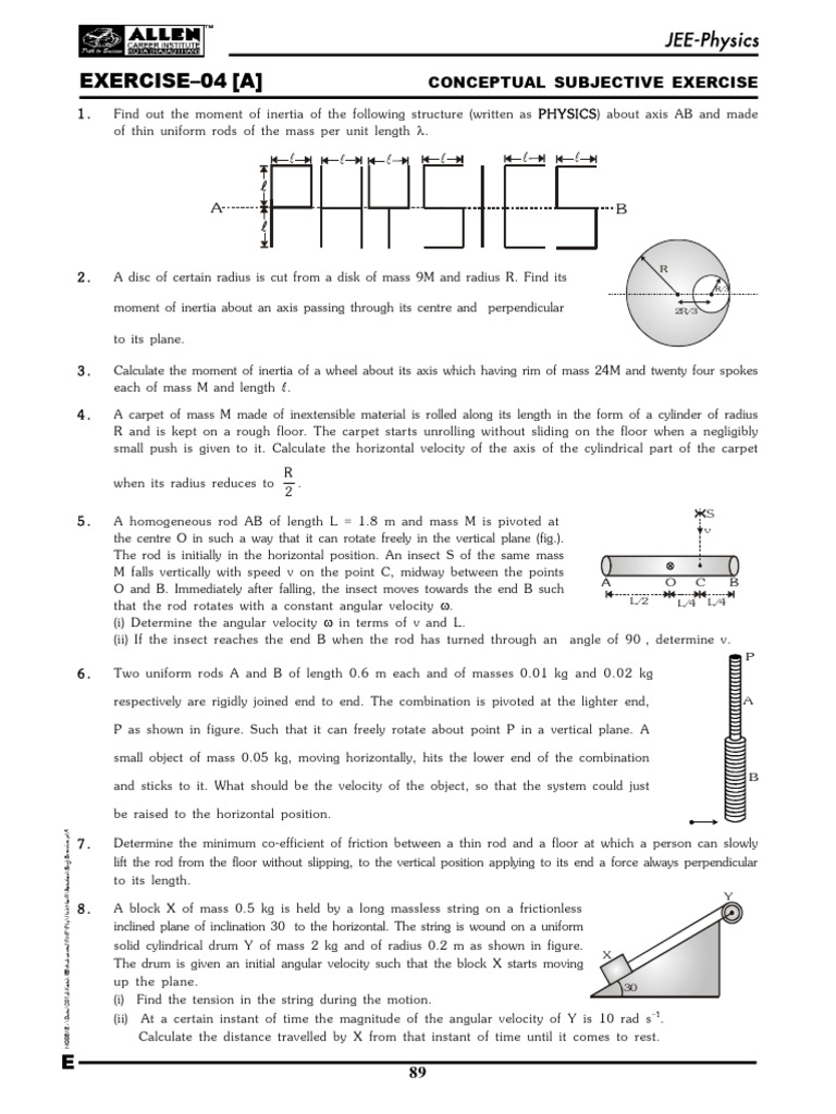 Rotational Motion Pages Deleted | PDF | Rotation Around A Fixed Axis ...