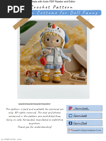 Doll Fanny Fisfras de Muñeco de Nieve