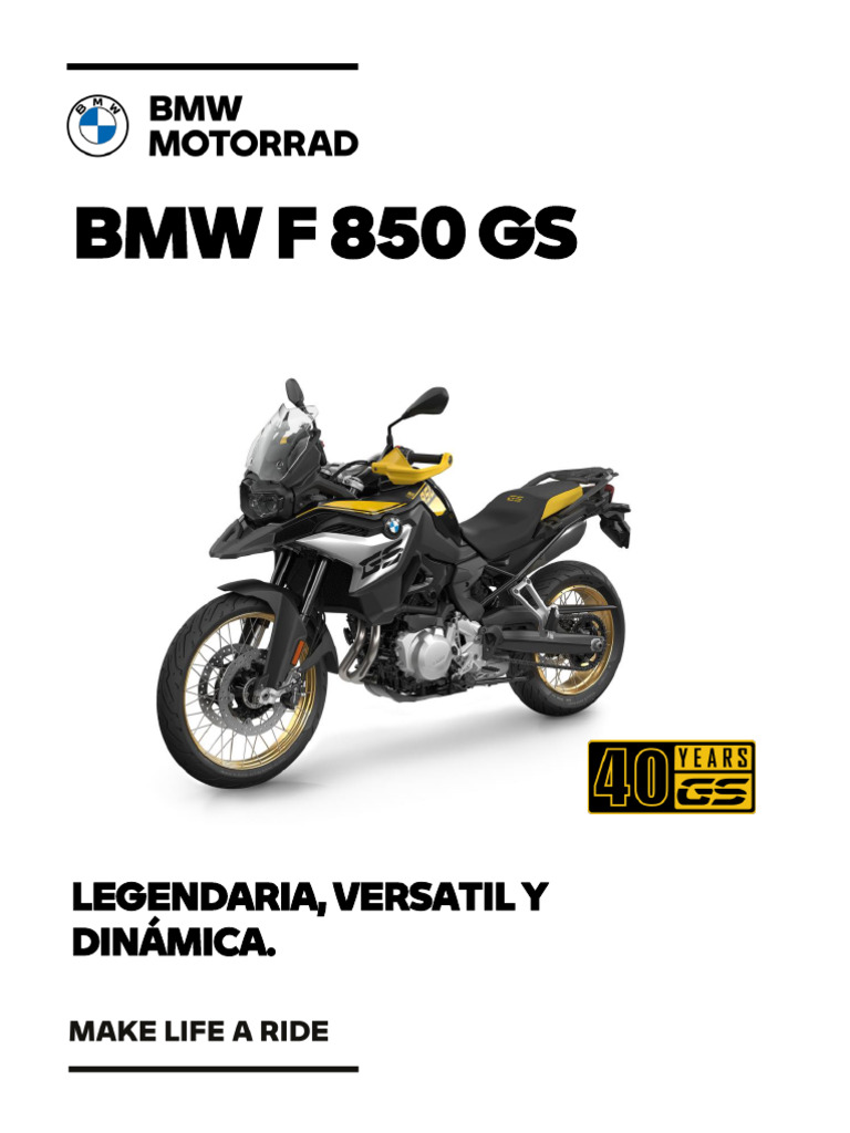 Ficha Técnica BMW F 850 GS 2021 | PDF | Embrague | Coche